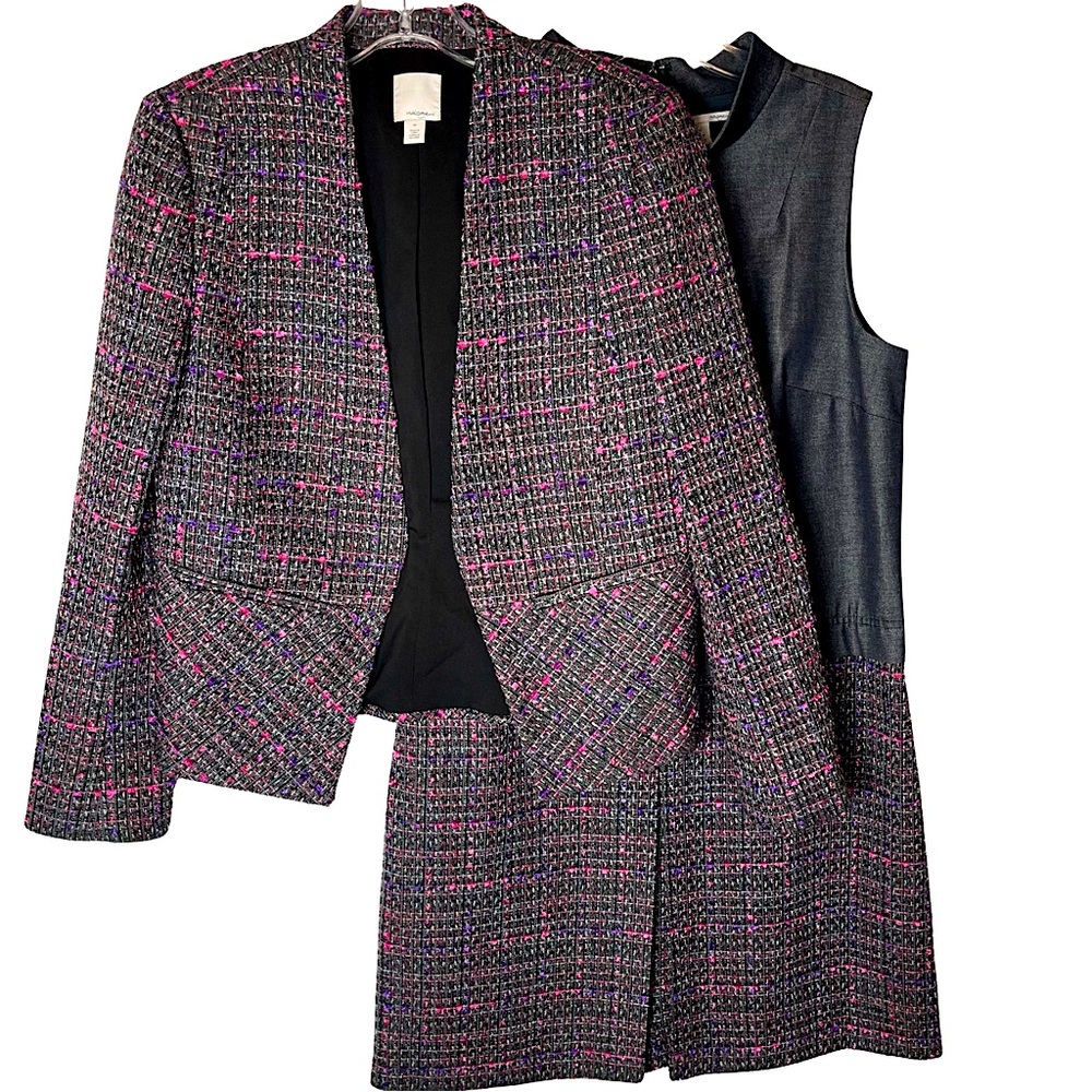 Halogen Multicolor Tweed Blazer AND Dress